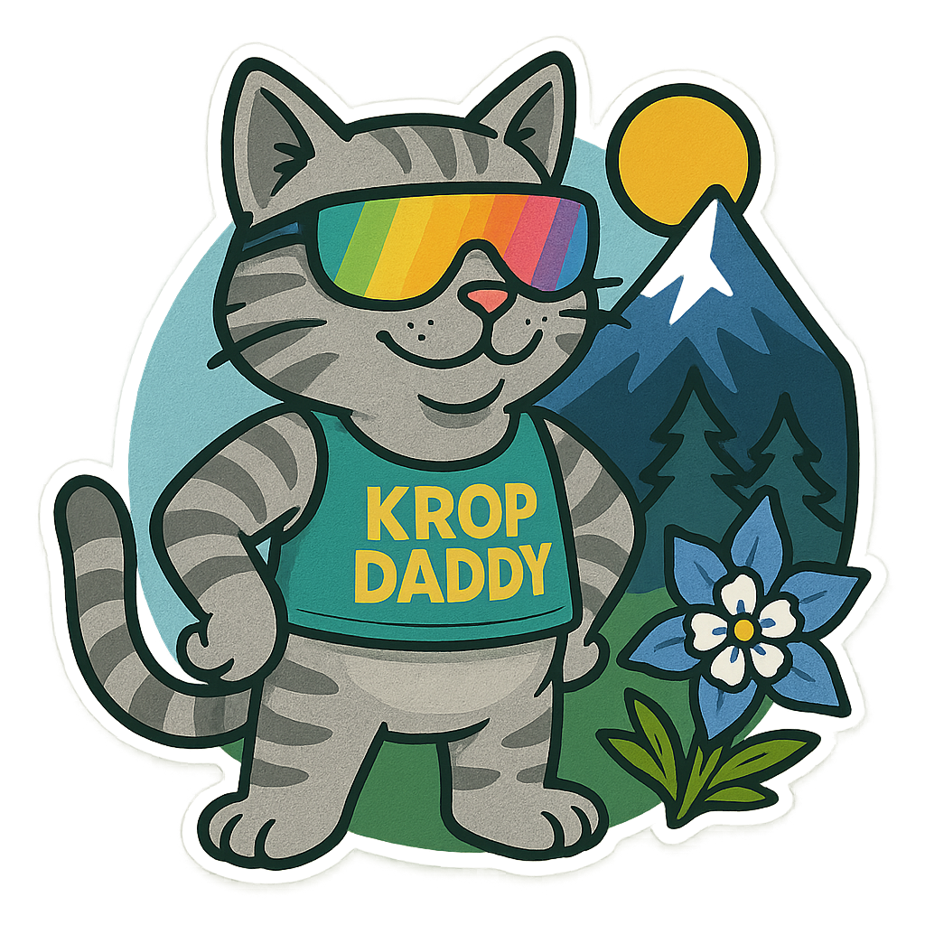 Meows Krop Daddy Sticker