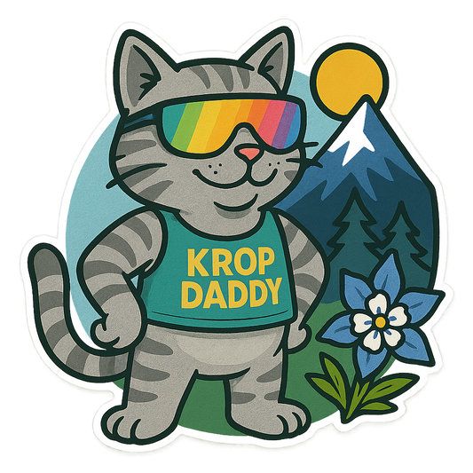 Meows Krop Daddy Sticker